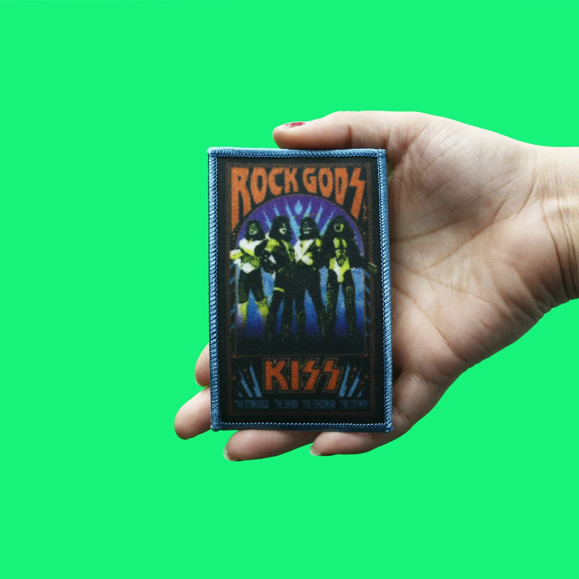 KISS Patch Rock Gods Patch Promo Poster Art Embroidered Iron On