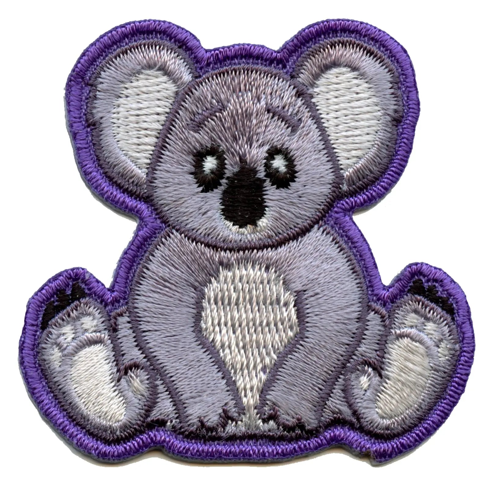 Sitting Koala Bear Embroidered Iron On Patch