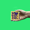 Kobe Heart Box Patch Basketball Athletes Embroidered Iron On 