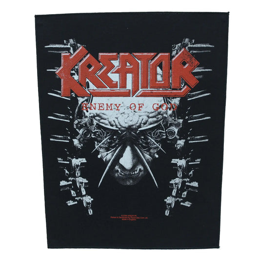 2005 Kreator Enemy Of God Woven Sew On Back Patch