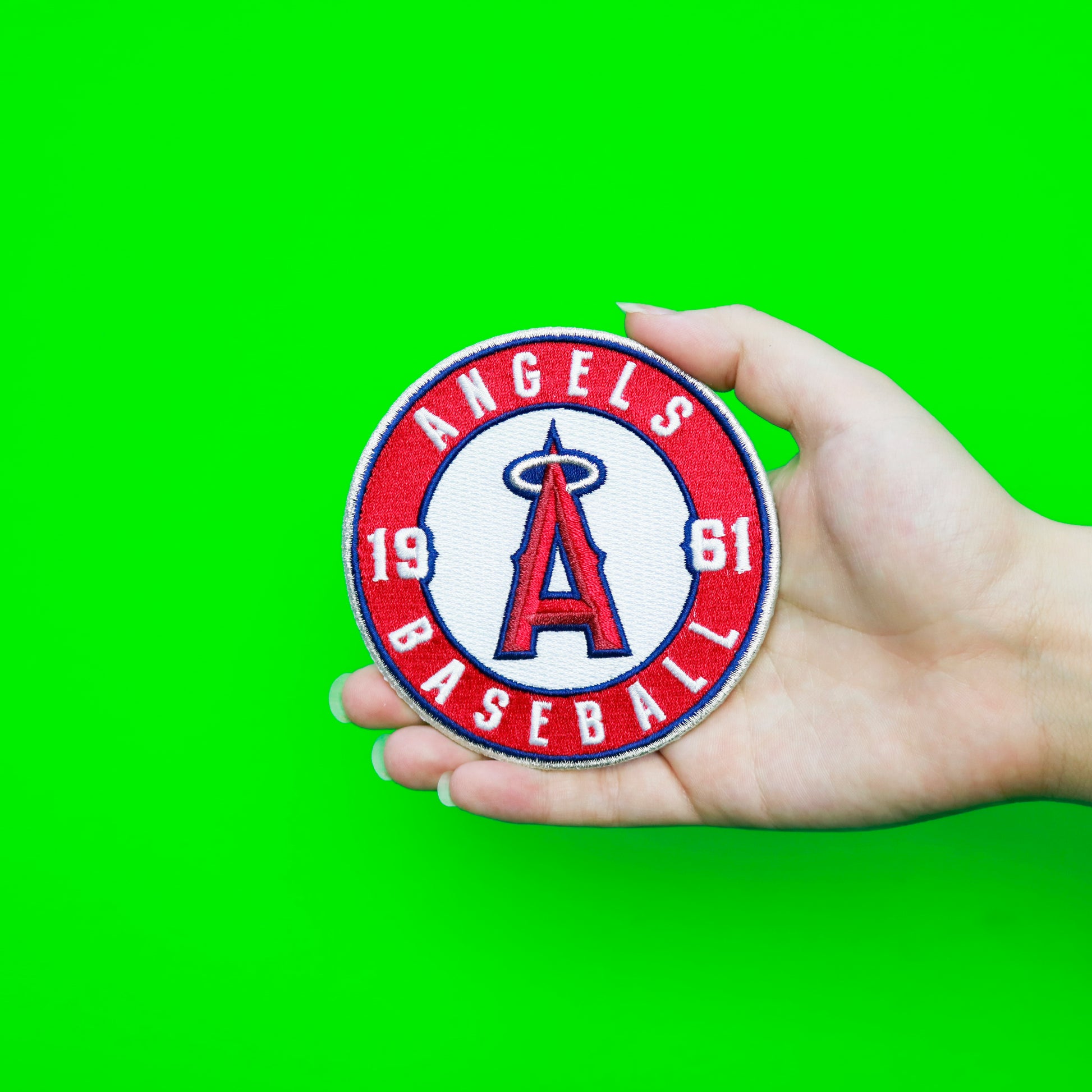 Los Angeles Angels of Anaheim Round Sleeve '1961' Patch (2012) 