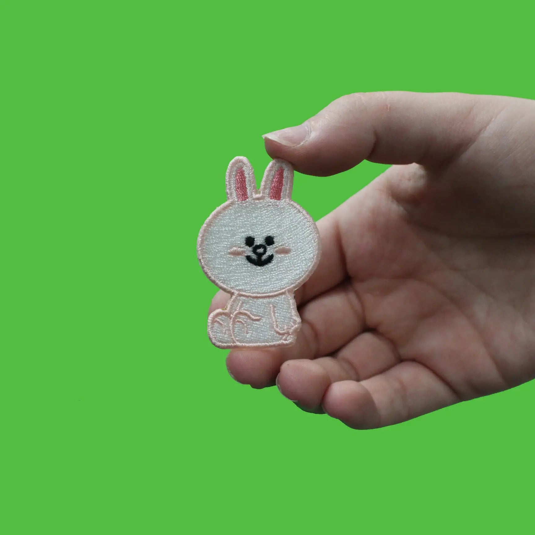 Line Friends Bunny Cony Full Body Embroidered Iron On Patch 