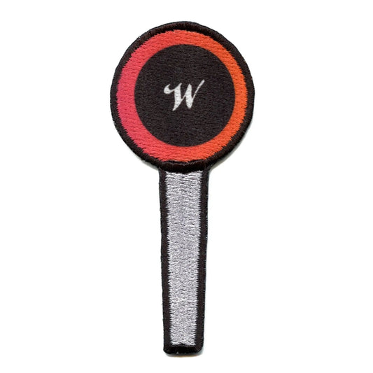Lollipop Light Stick Patch KPOP Fan Emoji Embroidered Iron On