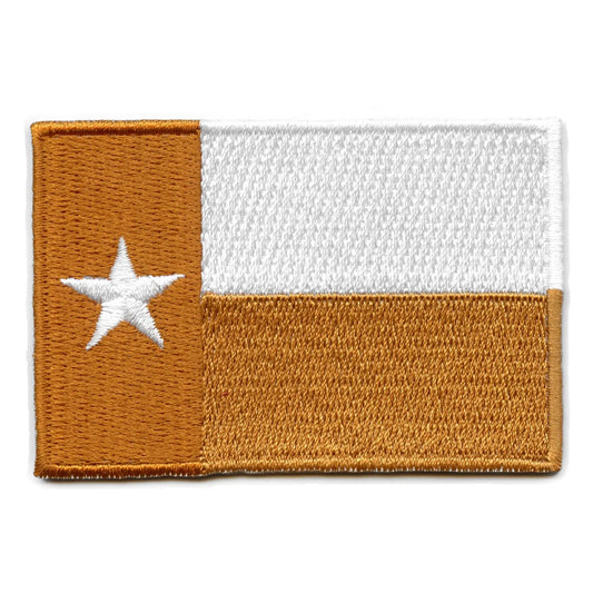 Texas Flag Patch College Football Parody Embroidered Iron On 
