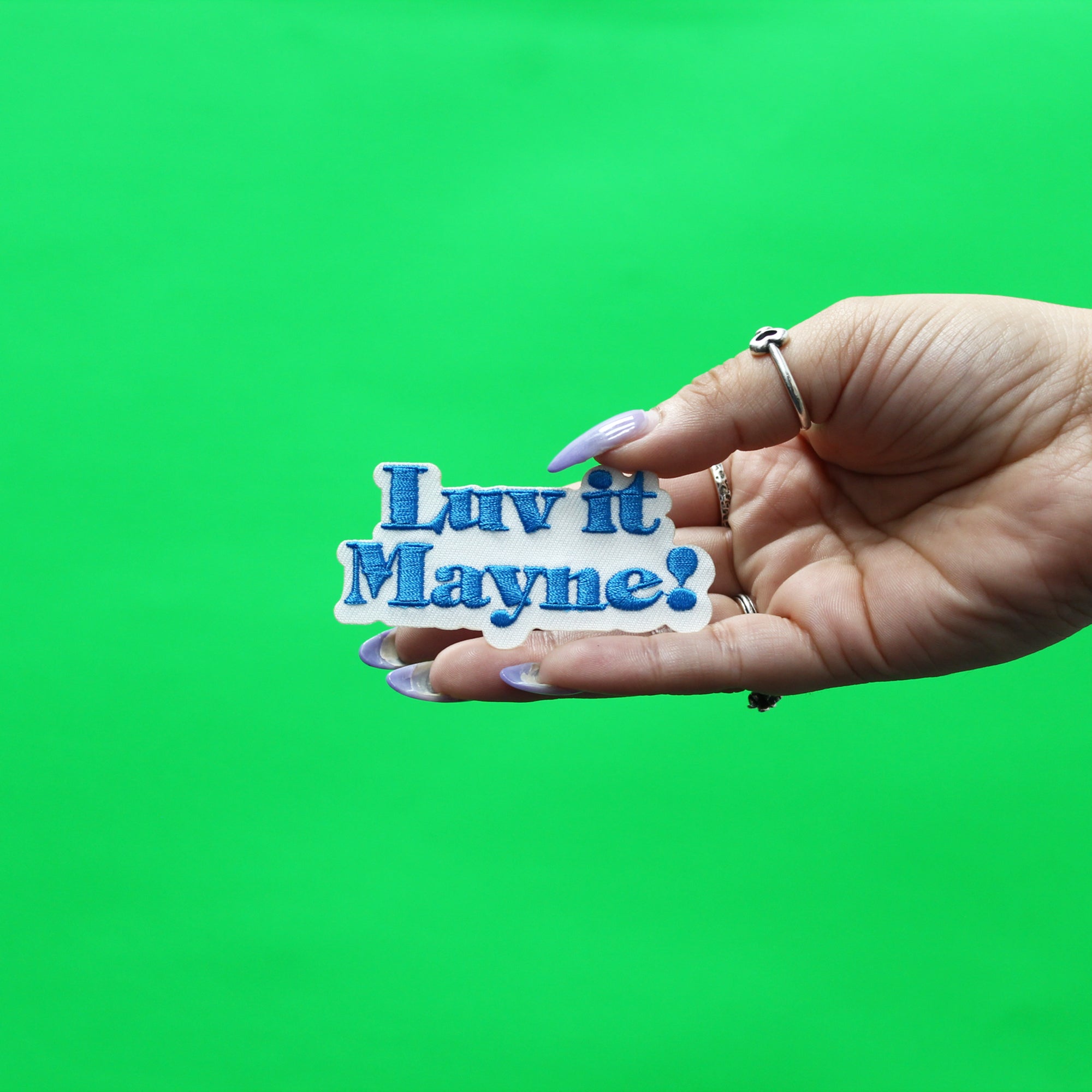 Luv it Mayne Patch Houston Rapper Embroidered Iron On