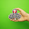 2008 Philadelphia Phillies MLB World Series Champions Circle 'P' Logo Jersey Patch 