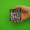 Black Lives Matter Box Logo Embroidered Iron On Patch 