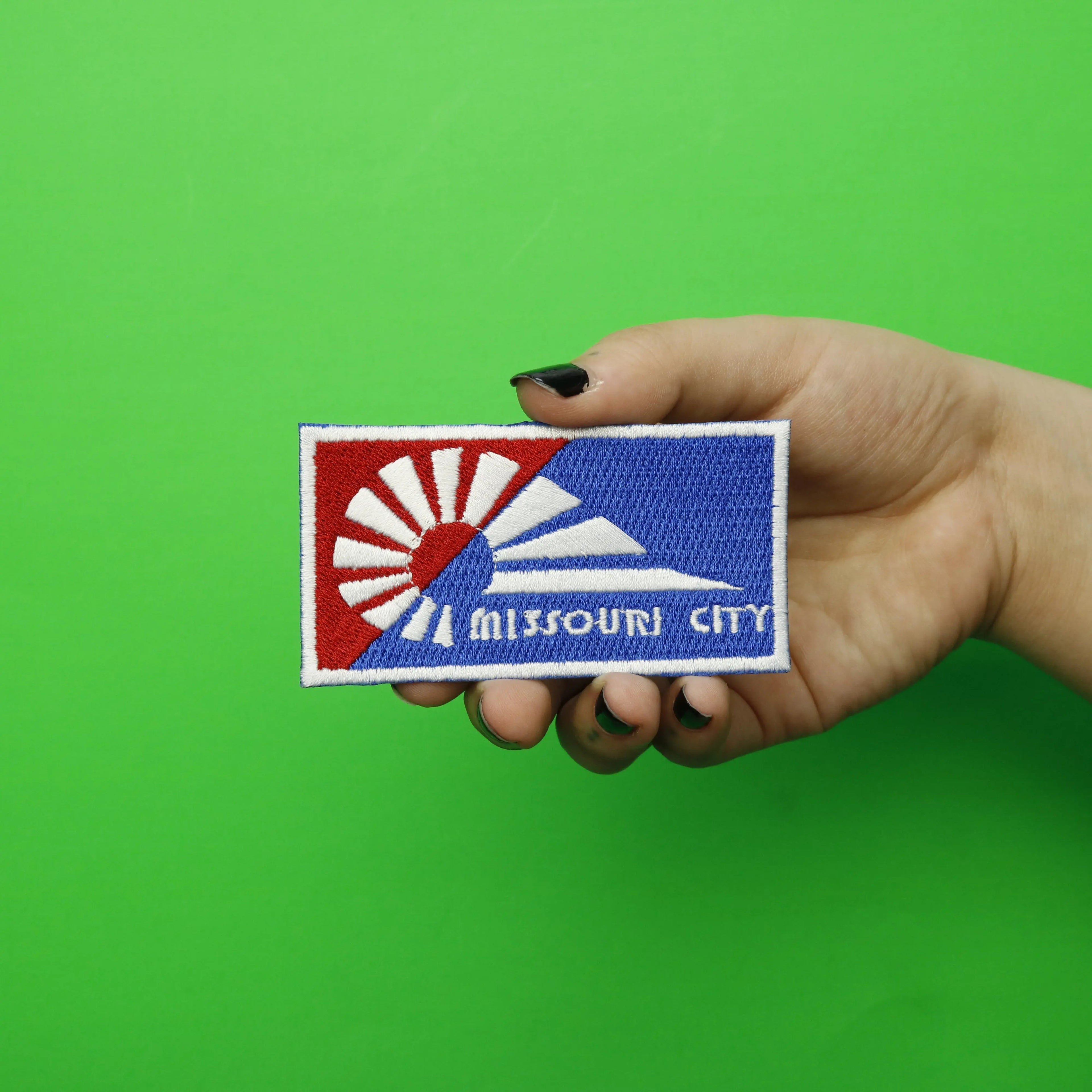 Missouri City Texas Logo Embroidered Iron On Patch