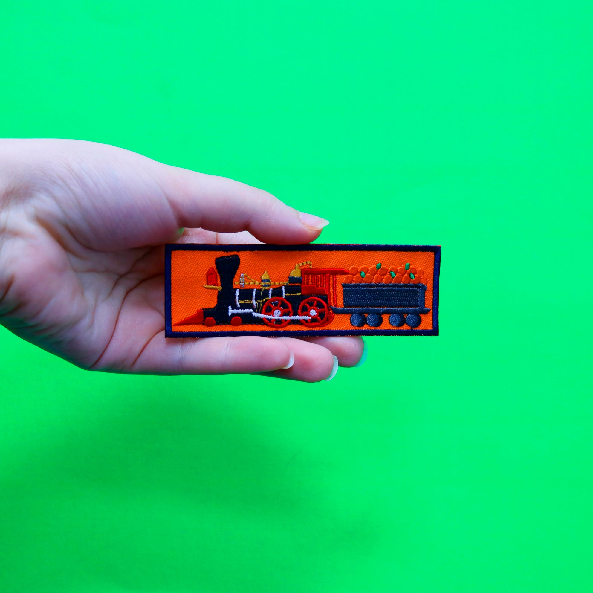 Houston Baseball Team Train With Oranges Embroidered Iron On Patch