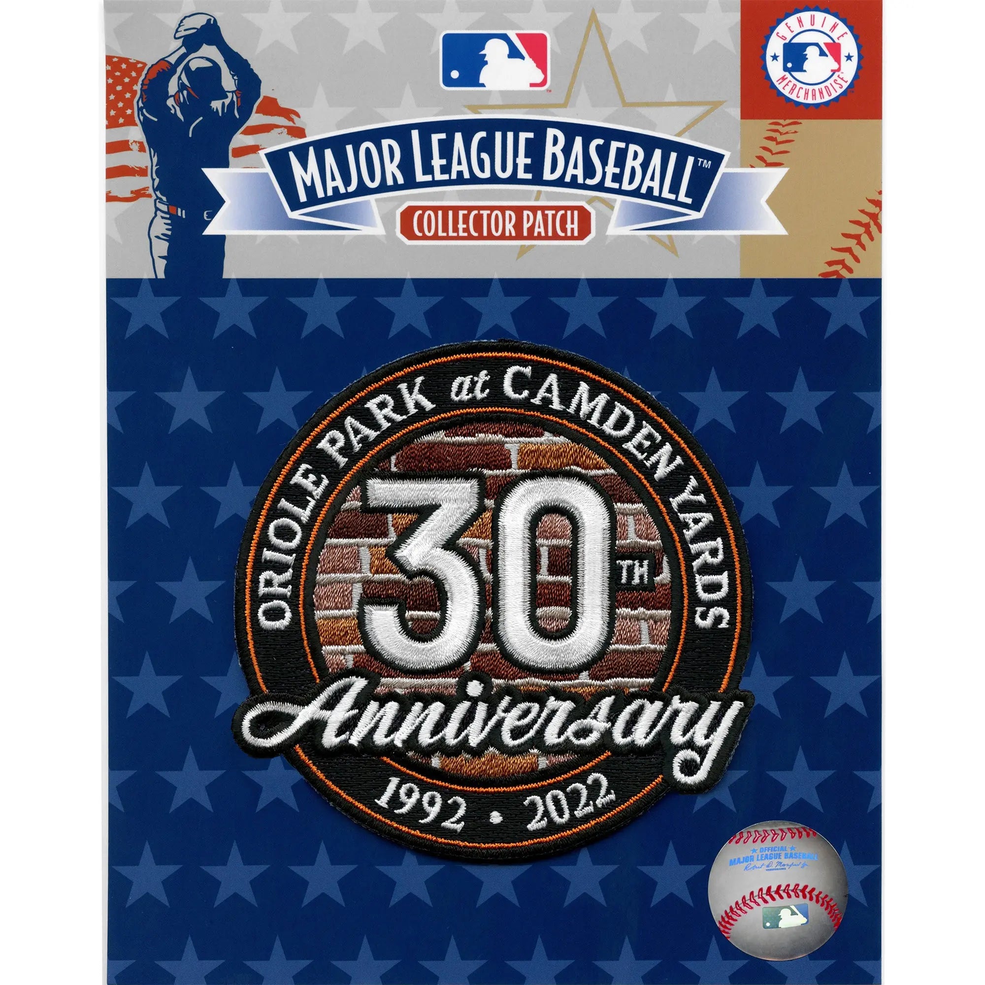 Baltimore Orioles Jersey Sleeve Patch Camden Yards 30th Anniversary  Embroidered – Patch Collection