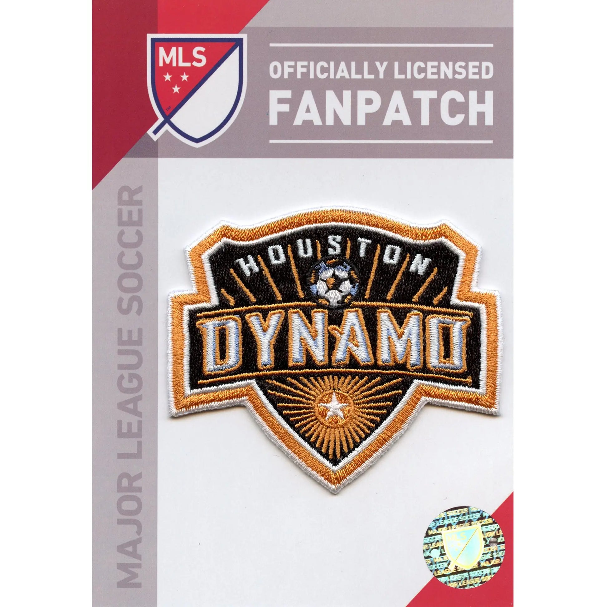 Houston Dynamo Primary Team Crest Patch MLS Embroidered Iron On 