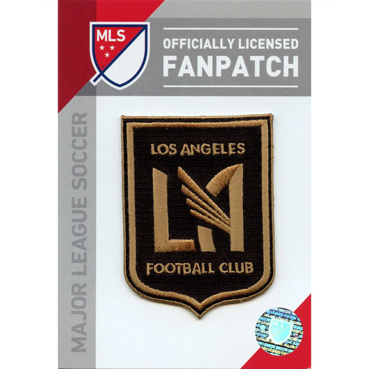 Los Angeles FC Primary Team Crest Patch MLS Embroidered Iron On 