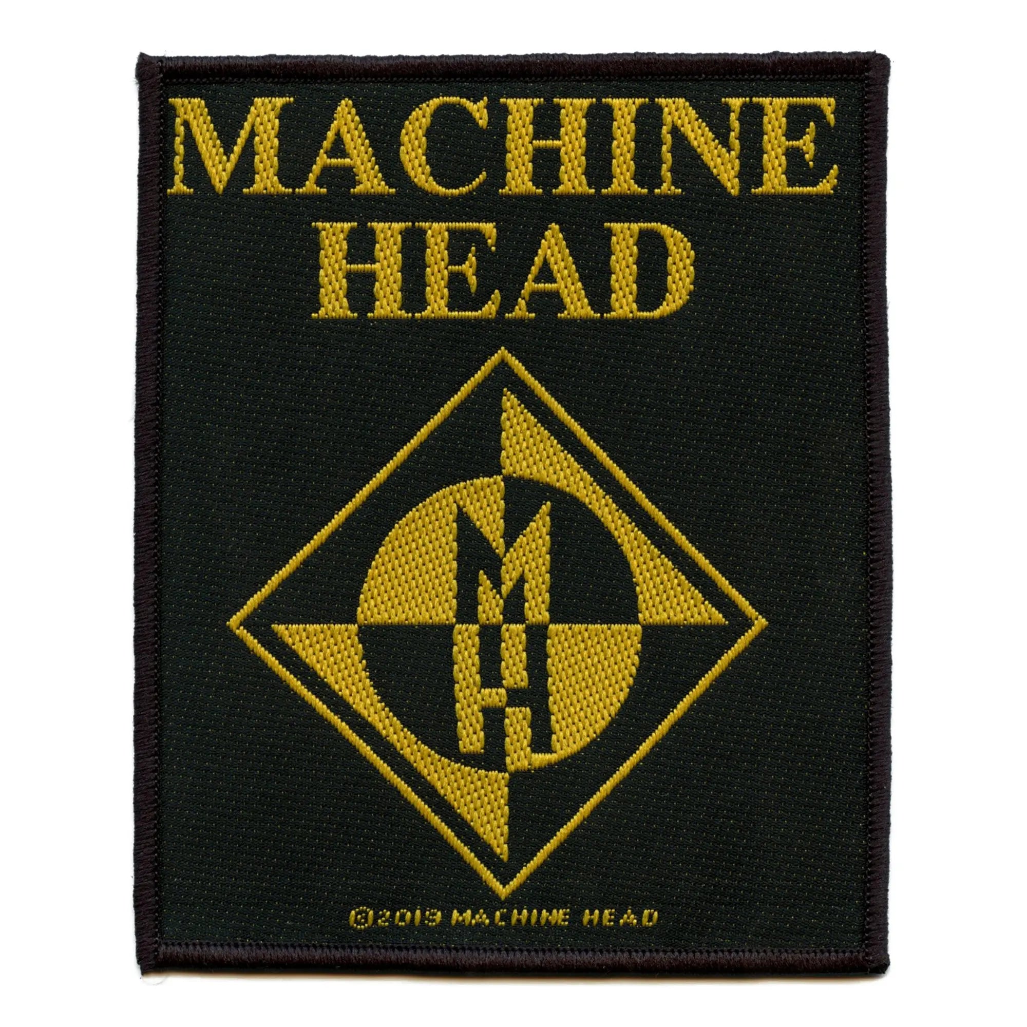 Machine Head Patch MH Diamond Logo Sew On