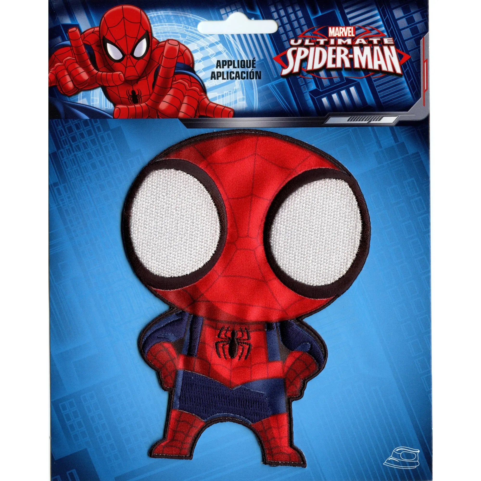 Marvel Animated Spiderman Character Embroidered Iron On Applique Patch