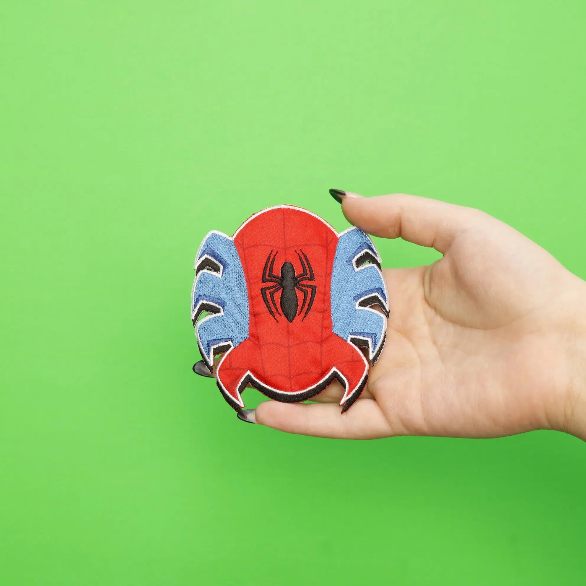 Marvel Classic Spiderman Spider Logo Embroidered Iron On Applique Patch