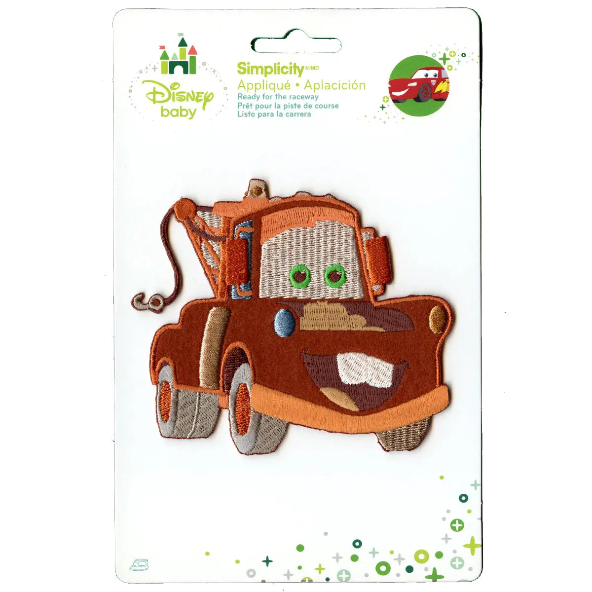 Disney Cars Mater Full Body Embroidered Applique Iron On Patch