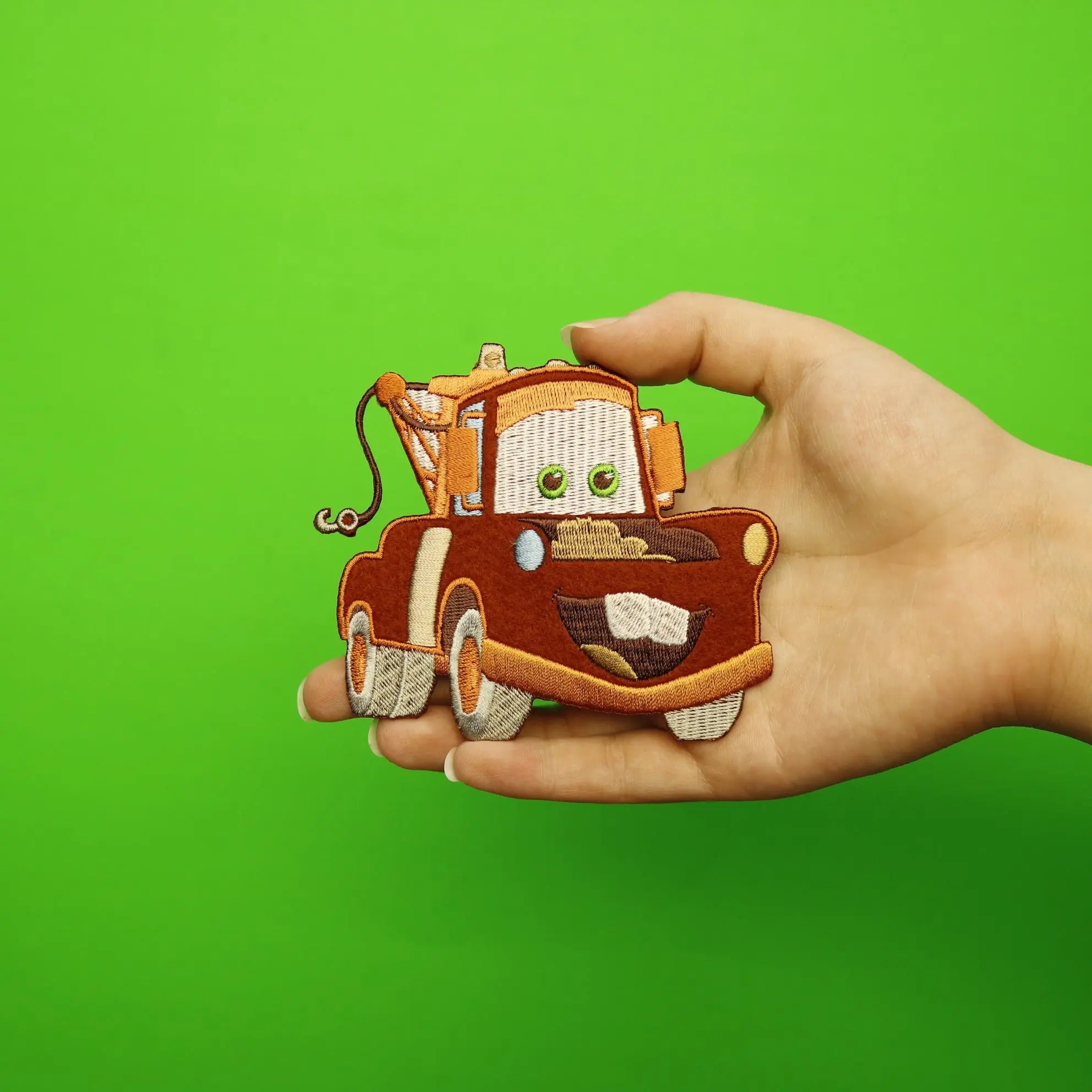 Disney Cars Mater Full Body Embroidered Applique Iron On Patch