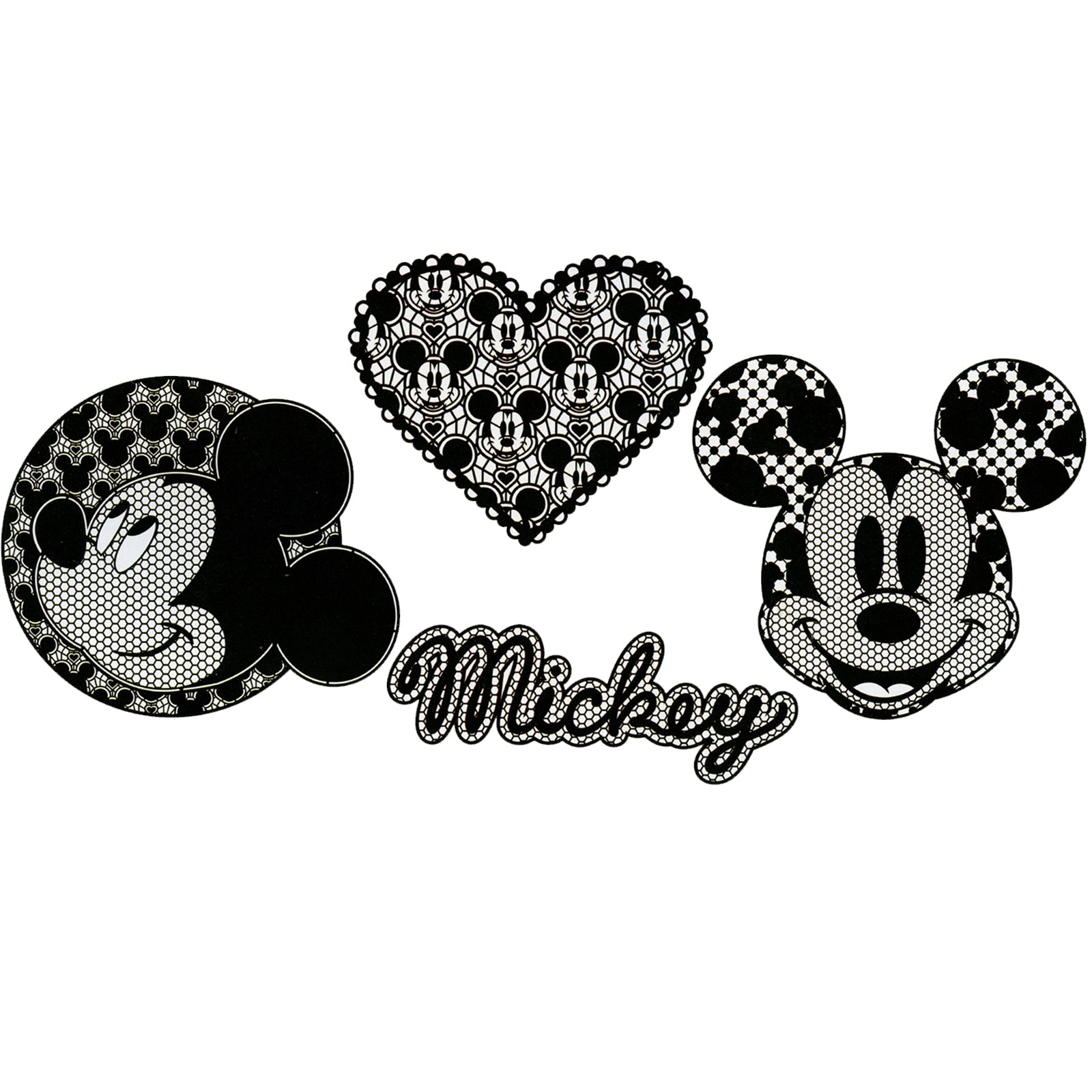 Simplicity Iron on Transfer Disney Letters Mickey