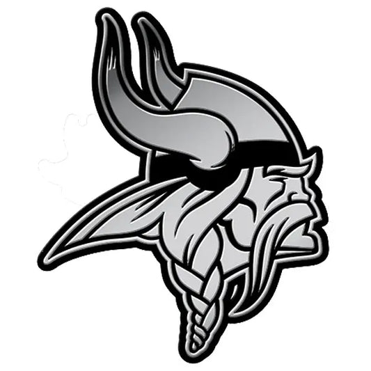 Minnesota Viking 3D Chrome Auto Emblem RICO