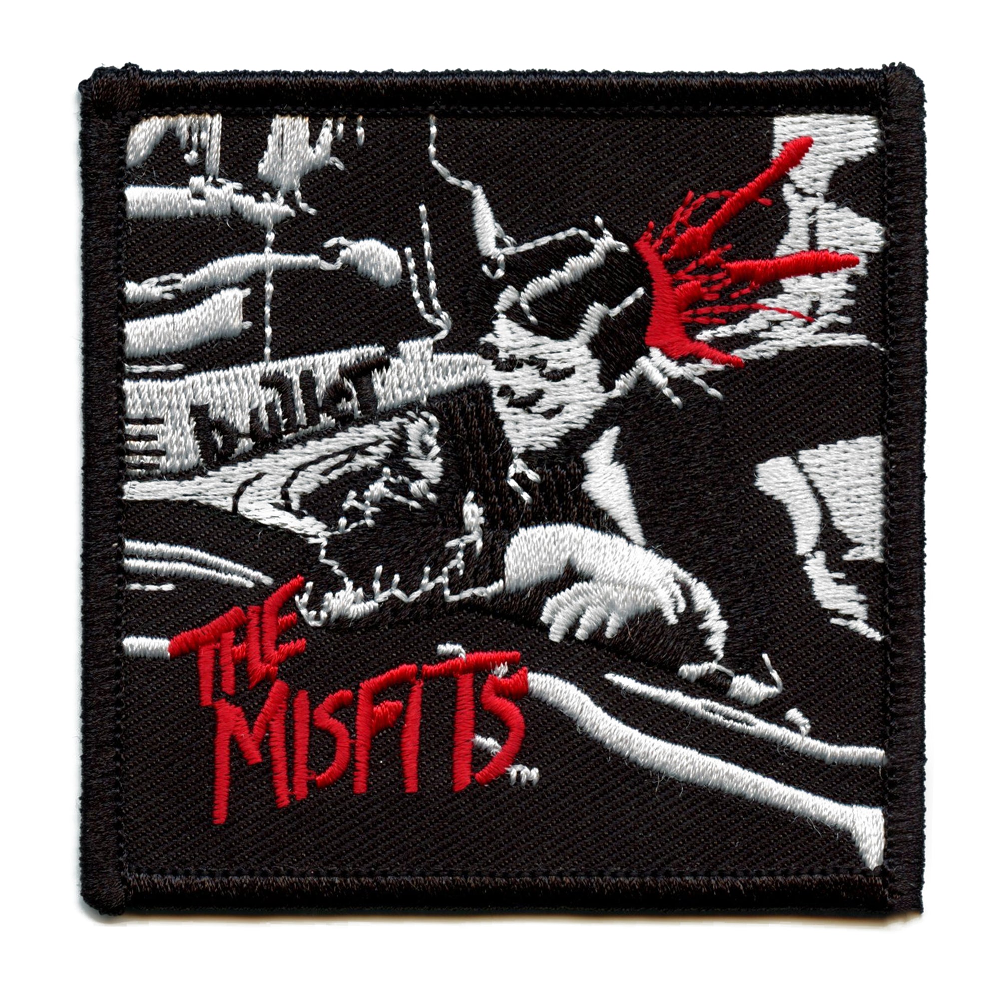 Misfits Patch Death Comes Ripping Embroidered Iron on