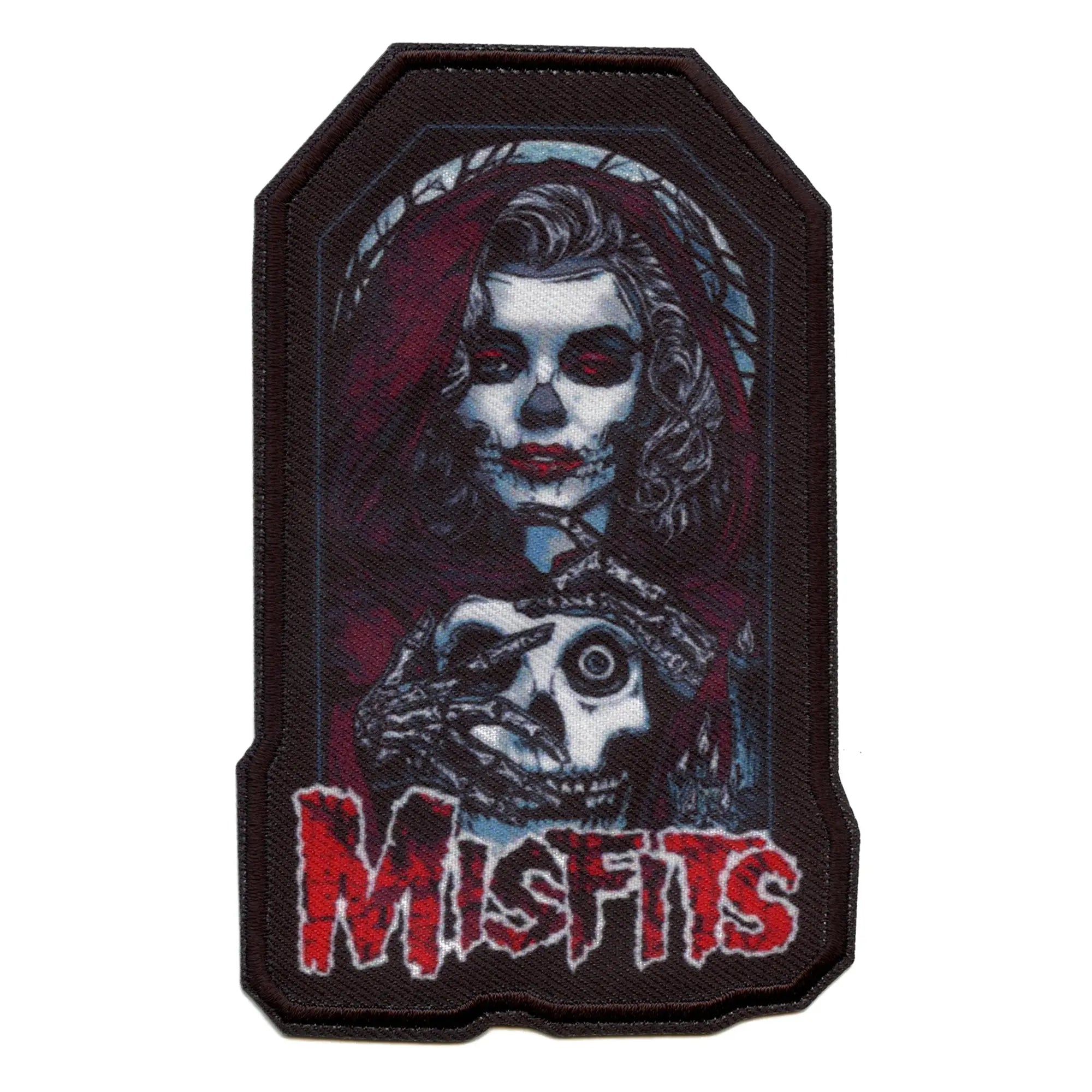 Misfits Patch Unmasked Woman Embroidered Iron On – Patch Collection