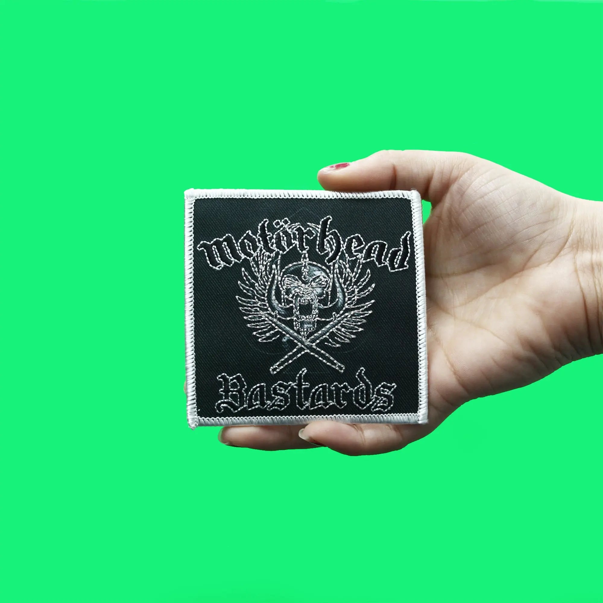 Motörhead Bastards Album Art Patch 1993 Snaggletooth Embroidered Iron On