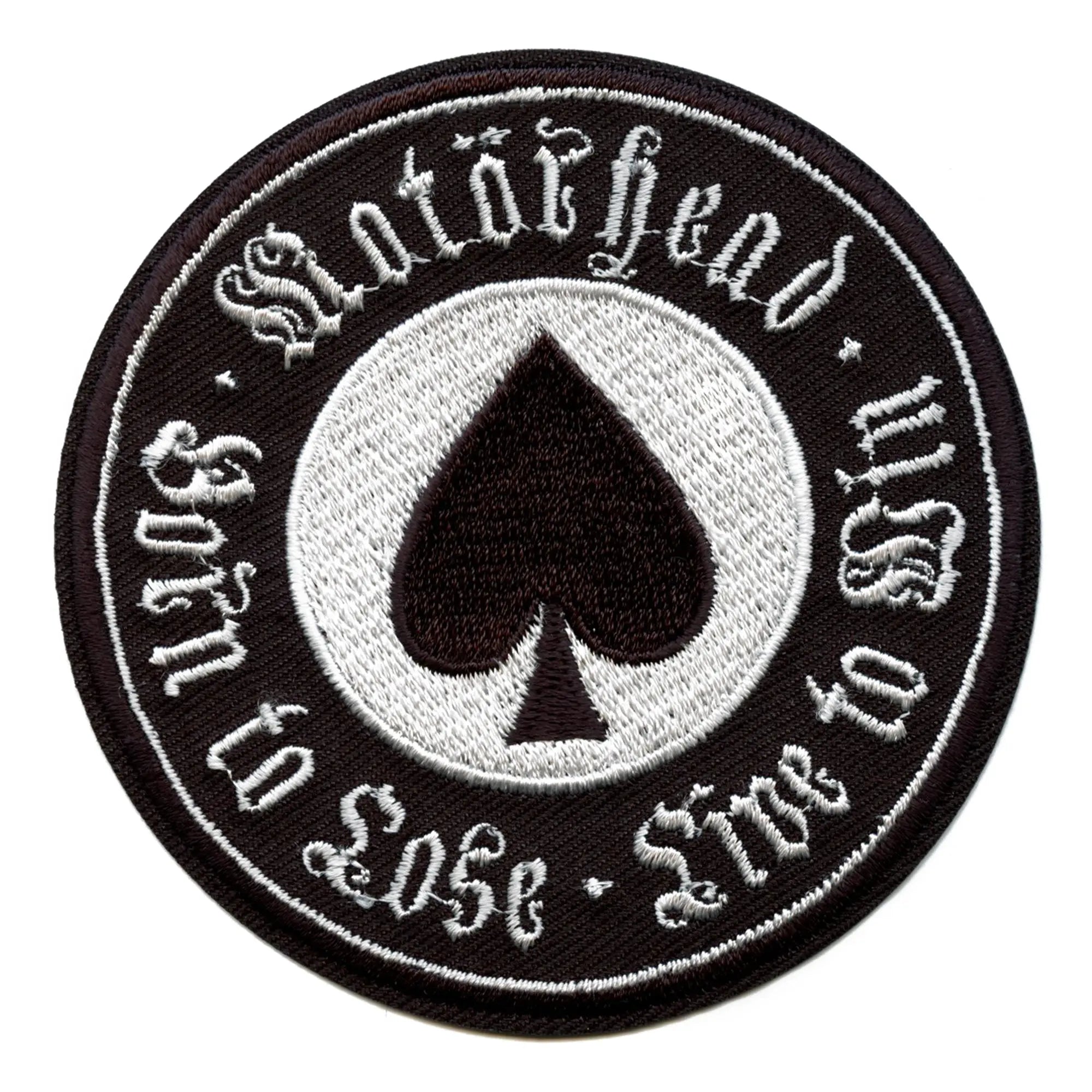 Motörhead Live To Win Patch Born To Lose Embroidered Iron On