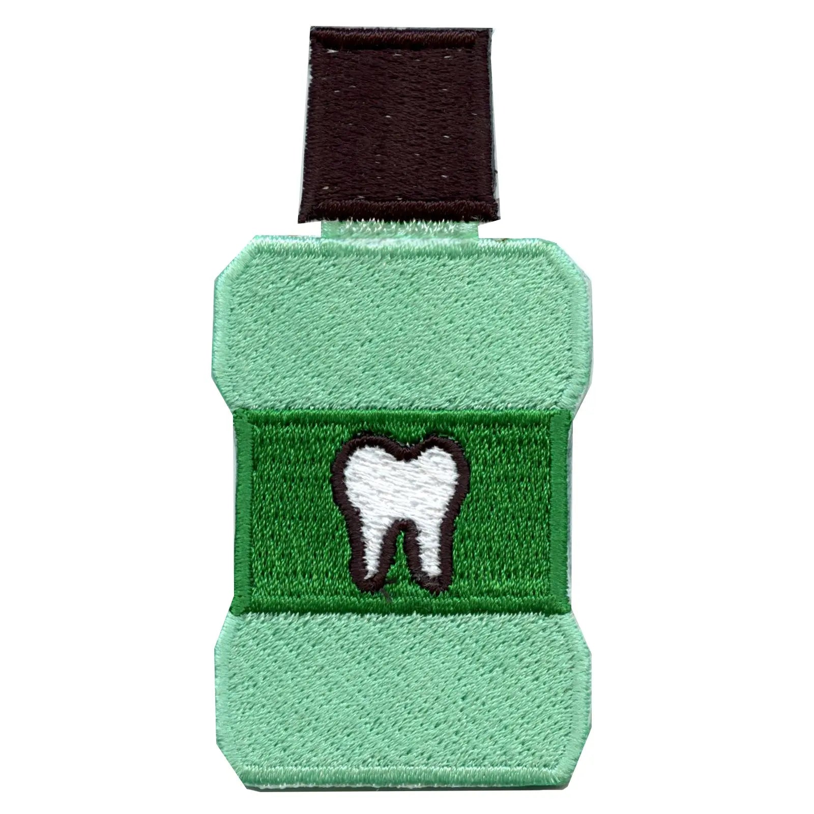 Mouthwash Embroidered Iron On Patch