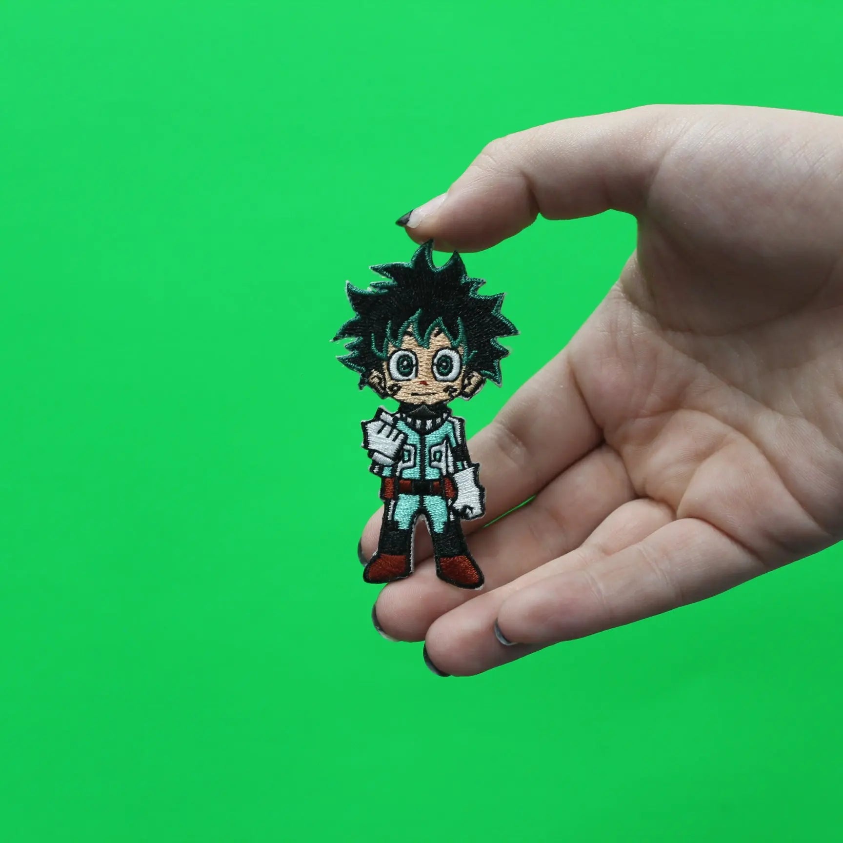 My Hero Academia Deku Anime Embroidered Iron On Patch