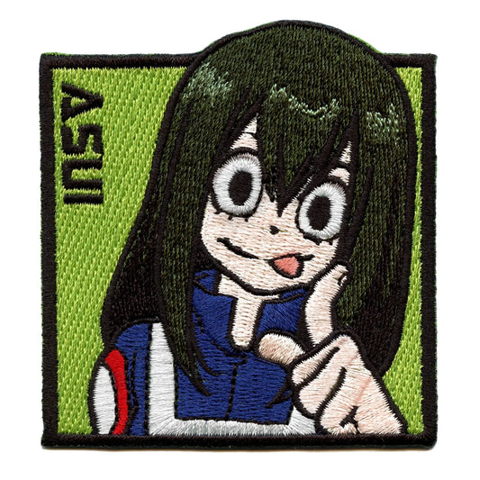 My Hero Academia Patch Tsuyu Asui Square Embroidered Iron On