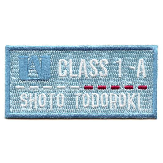 My Hero Academia Shoto Todoroki Patch Class 1-A Badge Embroidered Iron On 
