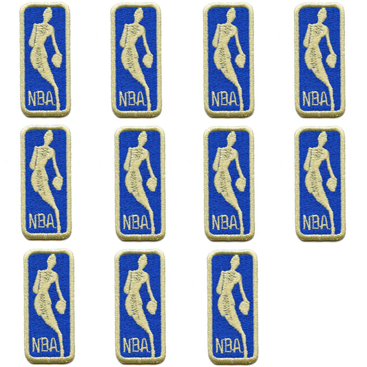 NBA 50th Anniversary Small Logo Jersey Patch Set Of 11 (Blue)