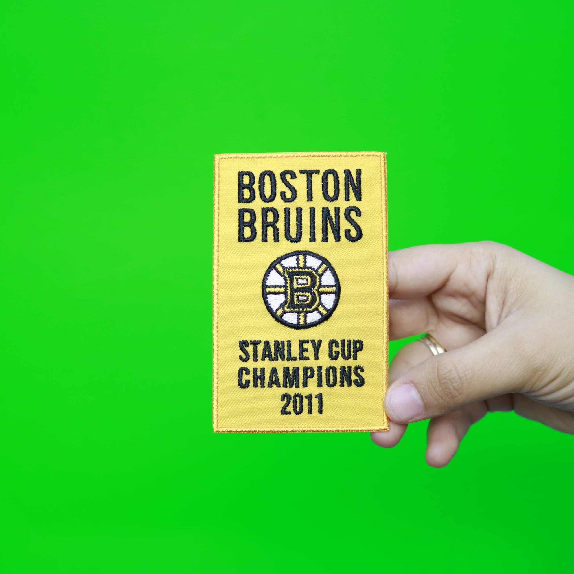 2011 Boston Bruins Stanley Cup Champions Banner Jersey Patch