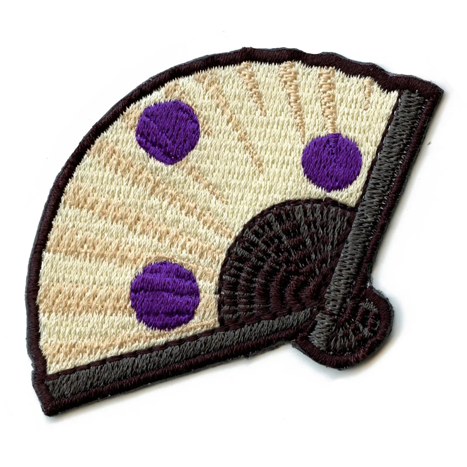 Tamari's Fan Embroidered Iron On Patch