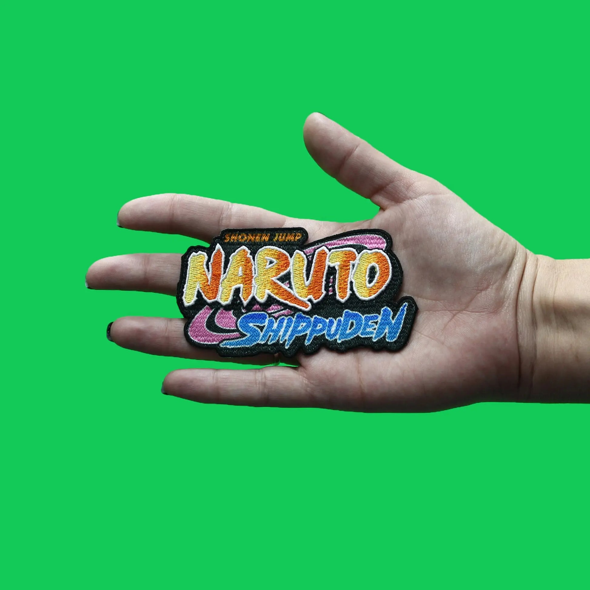 Naruto Shippuden Shonen Jump Patch Anime Logo Embroidered Iron