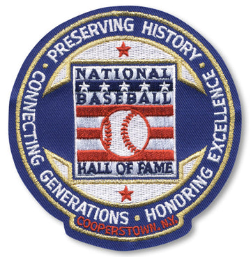 National Baseball Hall Of Fame & Museum Round Patch 
