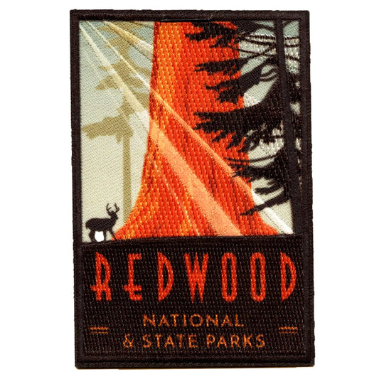 Redwood National State Park Patch California Forest Travel Embroidered Iron On