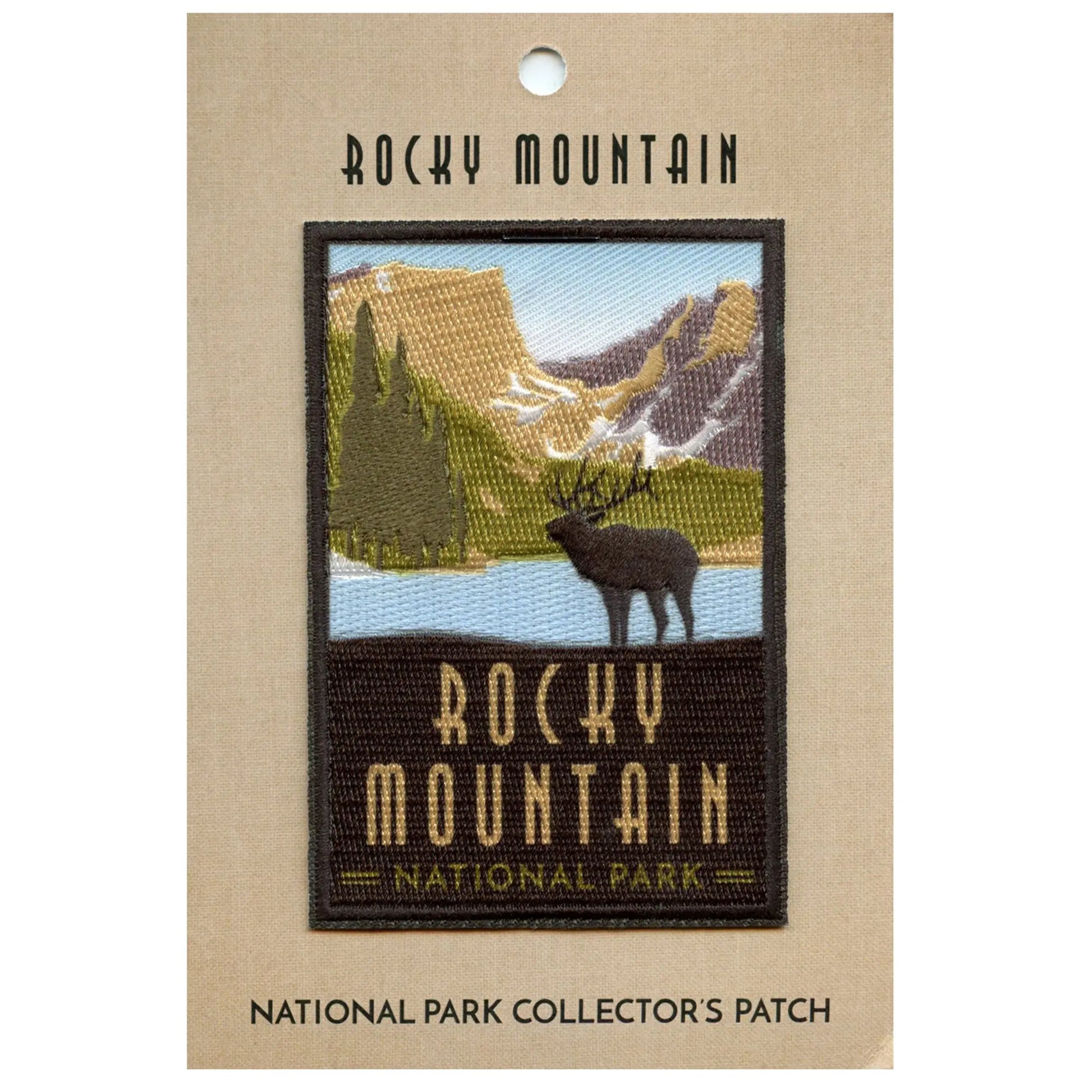 Rocky Mountain National Park Patch Colorado Forest Travel Embroidered Iron On