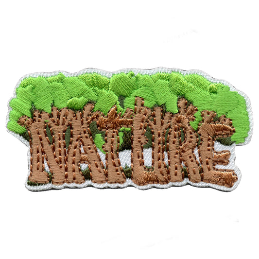 Nature Trees Embroidered Iron On Patch 