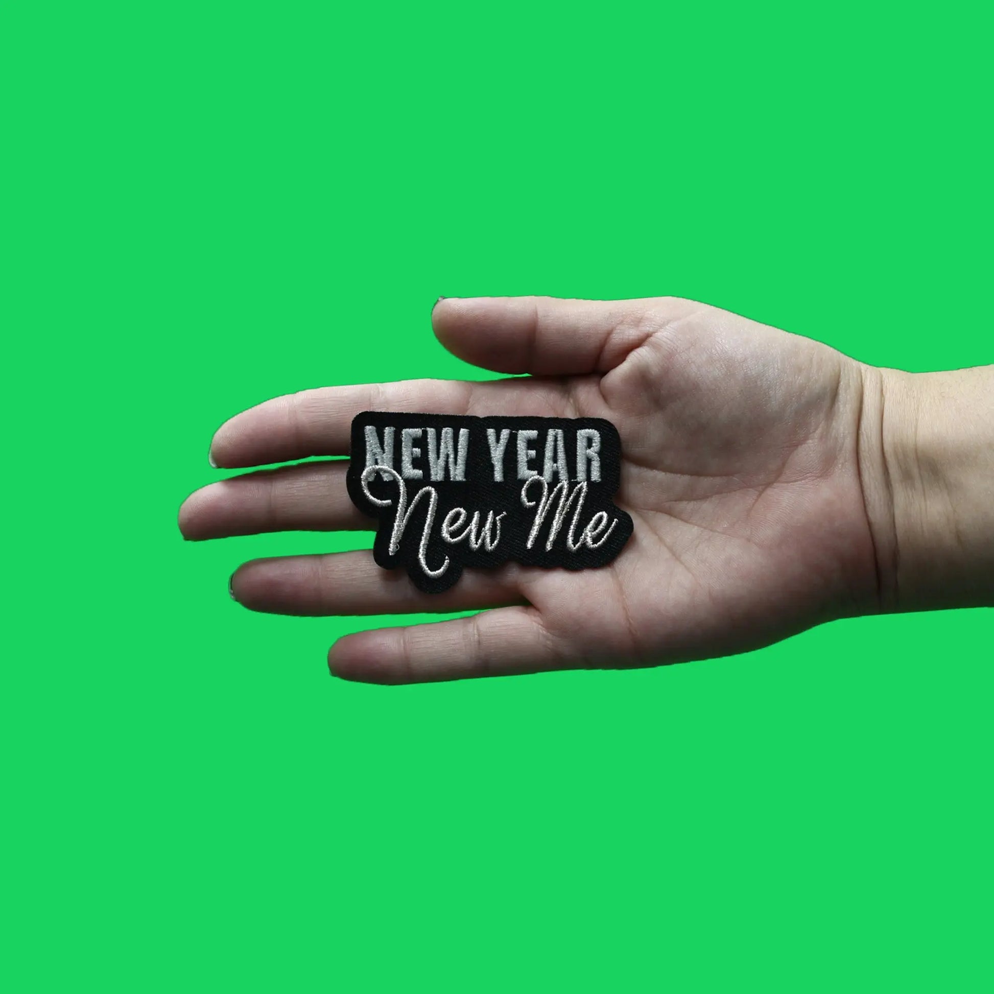 New Year New Me Patch Embroidered Iron On