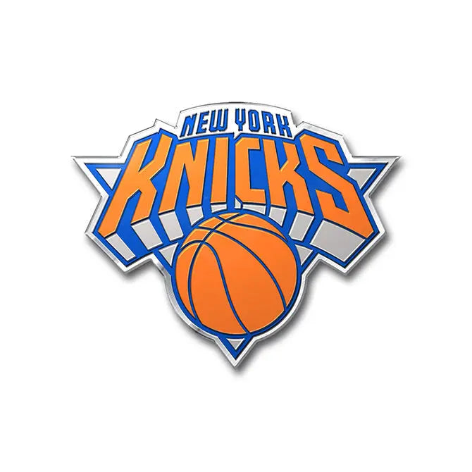 New York Knicks NBA Colored Aluminum Car Auto Emblem