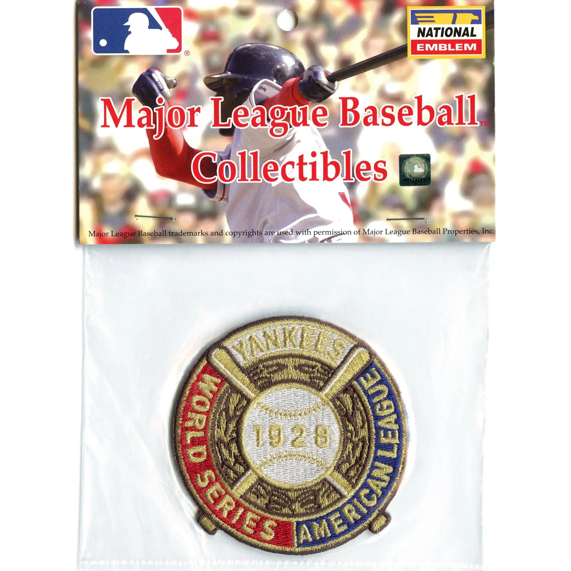 New York Yankees 1928 World Series Jersey Patch Embroidered Major