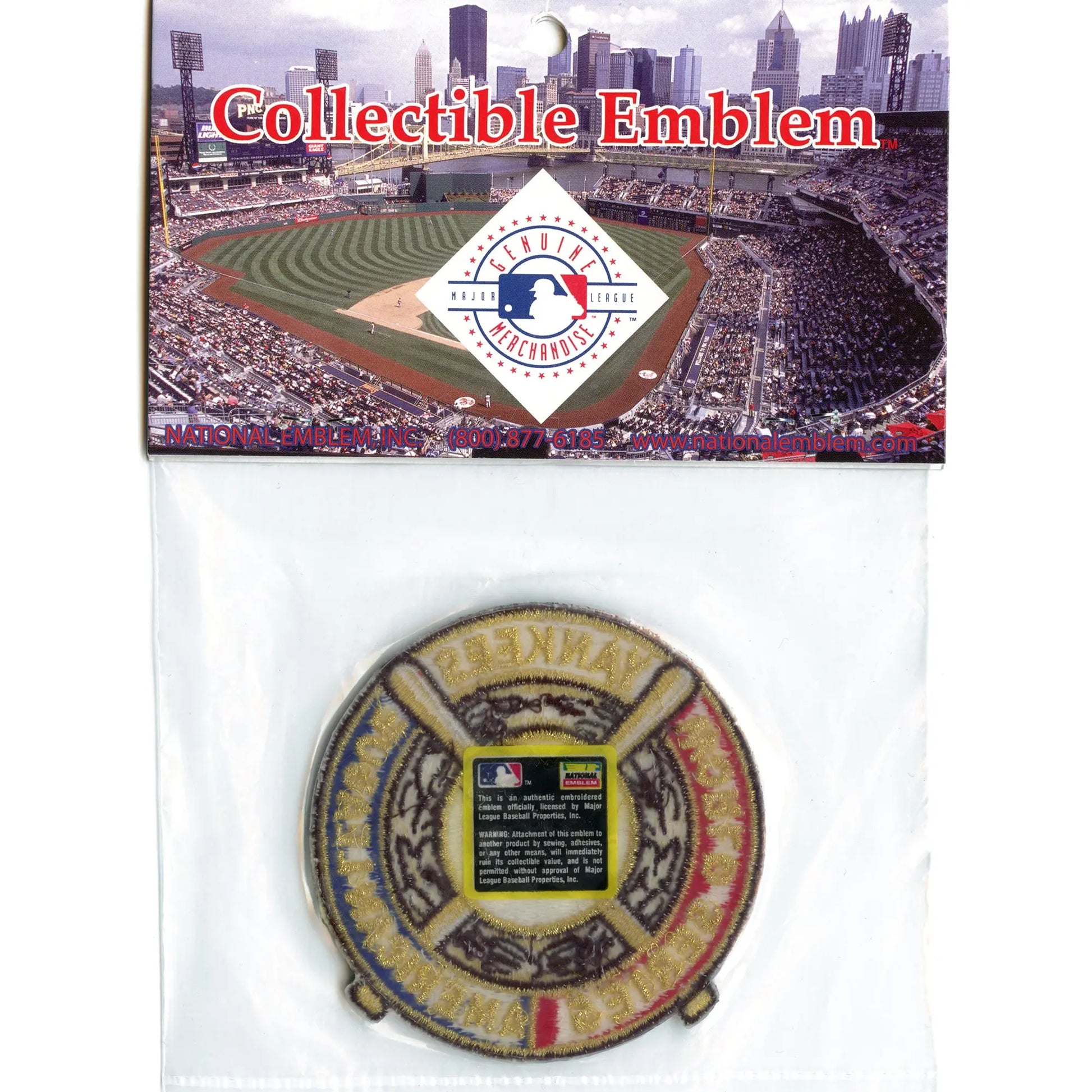New York Yankees 1928 World Series Jersey Patch Embroidered Major League Baseball