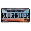 North Dakota State License Plate Patch Roughrider Peace Garden Sublimated Iron On