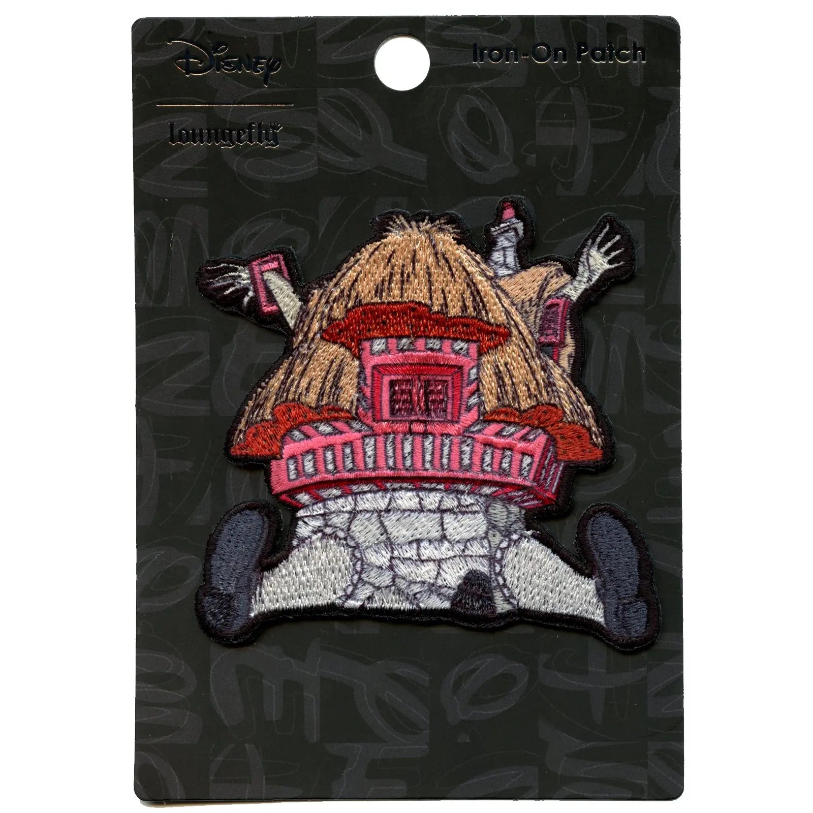 Official Alice In Wonderland Baby Doll House Embroidered Iron On Applique Patch