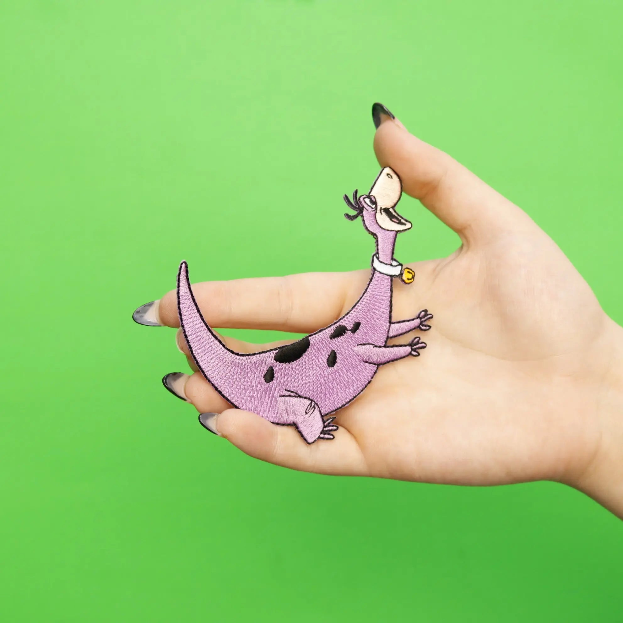 Officially Licensed The Flintstones Dino Embroidered Iron On Patch