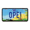 Ohio Ope License Plate Patch Birthplace Of Aviation Embroidered Iron On 