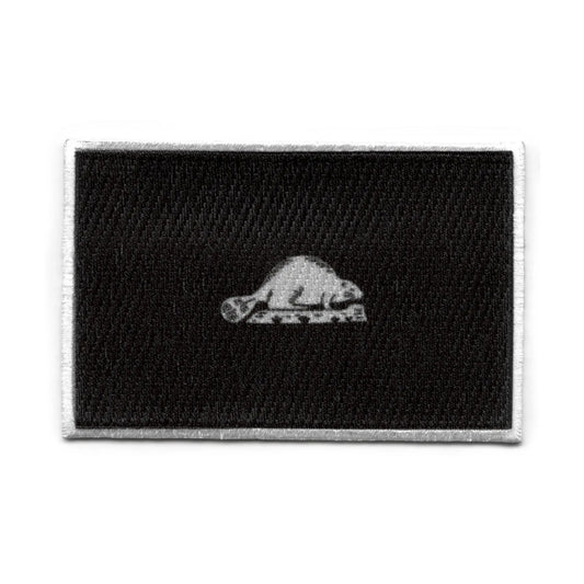 Oregon State Flag Patch Grayscale Back Embroidered Iron On