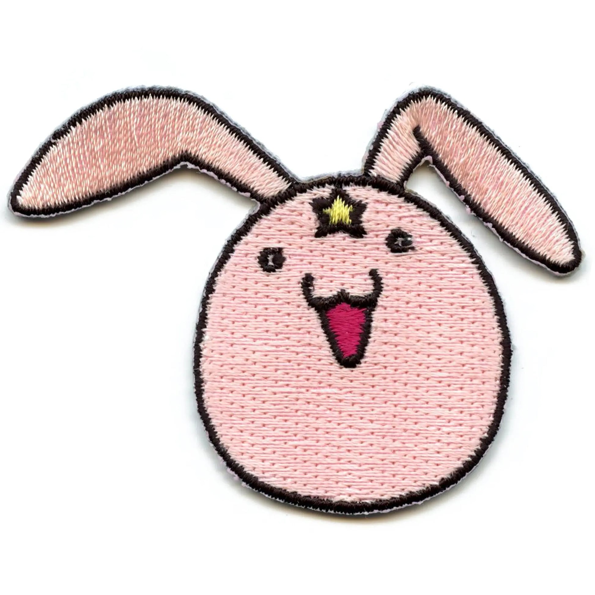 Oreimo Meruru's Plush Patch Pink Star Bunny Embroidered Iron On