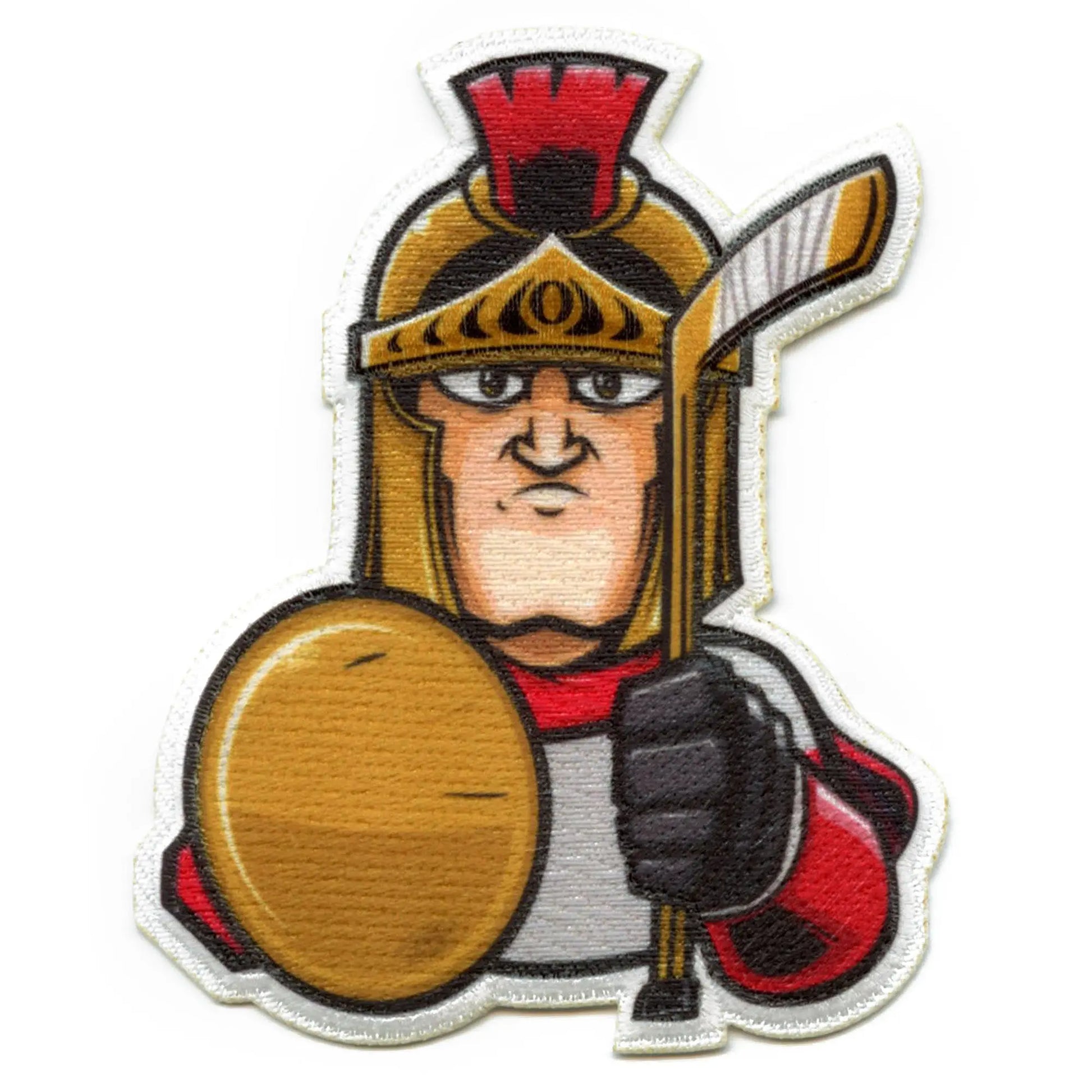 Ottawa Canada Spartan FotoPatch Mascot Hockey Parody Embroidery Iron On